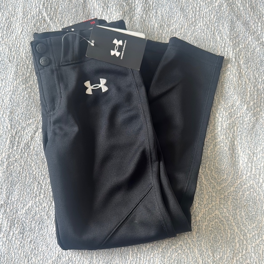 Youth Under Armour Black baseball Pants